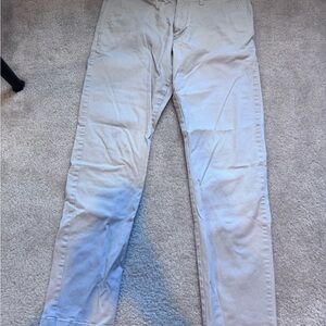 J Crew Mens 31x30 Chino Khakis Flat Front Trousers Pants Lightweight